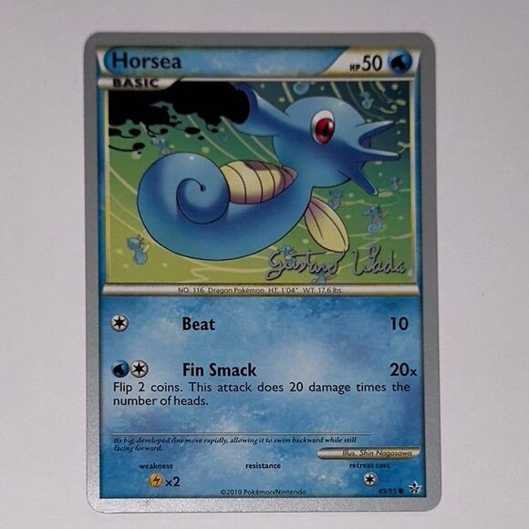 POKEMON CARD: Horsea #49/95 (Pokemon Unleashed) - Picture 1 of 2